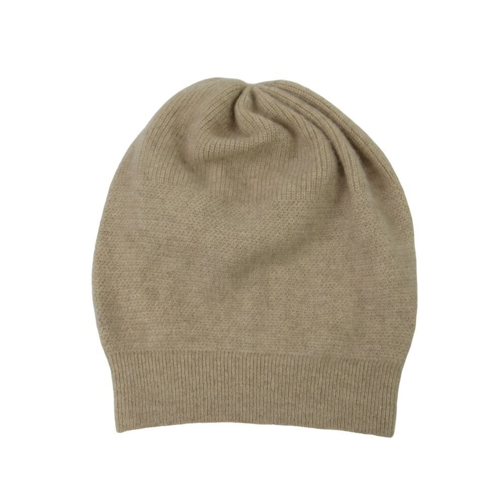 WaySoft 100% Cashmere Women's Beanie One Size, Cream